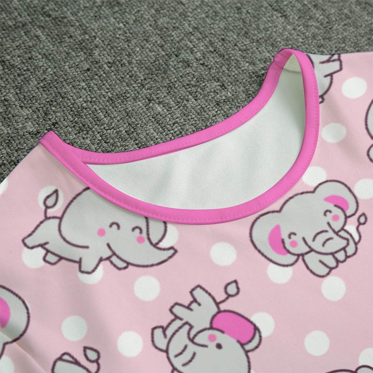 Pink Snugglephant Adult Unisex CuddleSuit