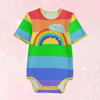 Rainbow Drizzle Adult Unisex CuddleSuit