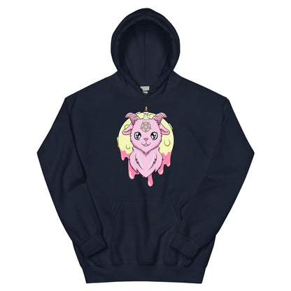 Creepy Kawaii Goat Unisex Hoodie