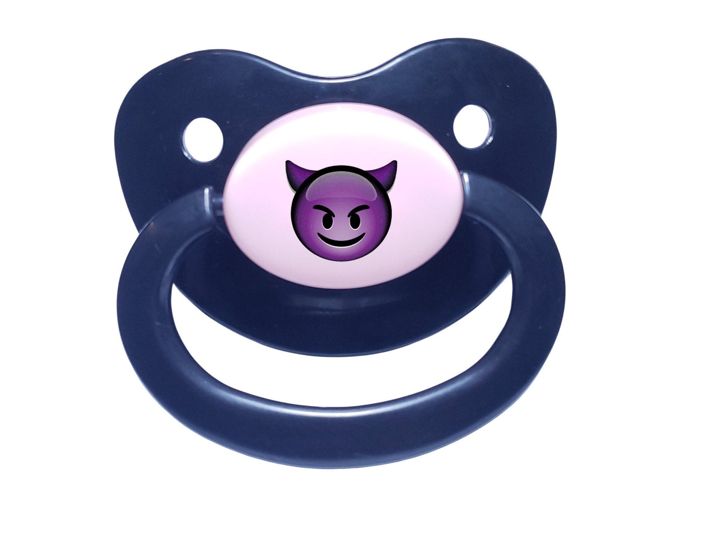 Devil Emoji Adult Pacifier