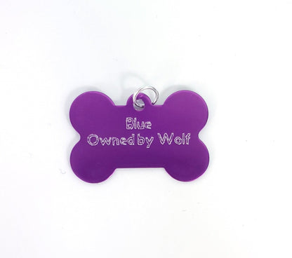 (Text Add on) Custom Engraved Dog Tag, BDSM, Owned, Submissive Tag