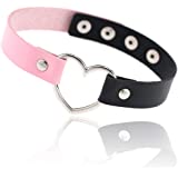 BDSM/DDLG-Inspired PU Leather Choker Collar with Customizable Text and Color Options