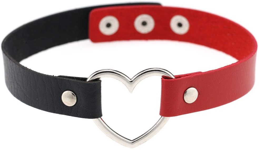 BDSM/DDLG-Inspired PU Leather Choker Collar with Customizable Text and Color Options