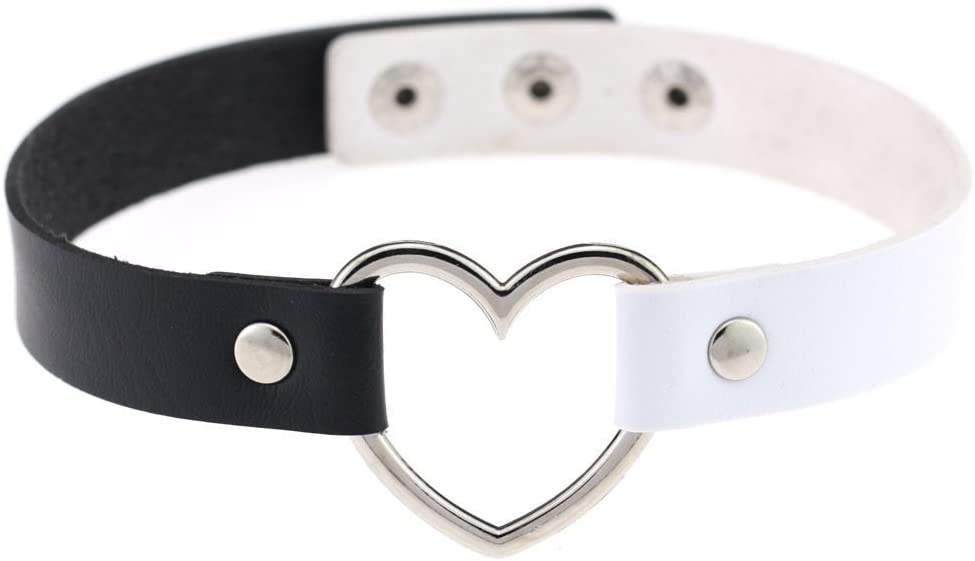 BDSM/DDLG-Inspired PU Leather Choker Collar with Customizable Text and Color Options