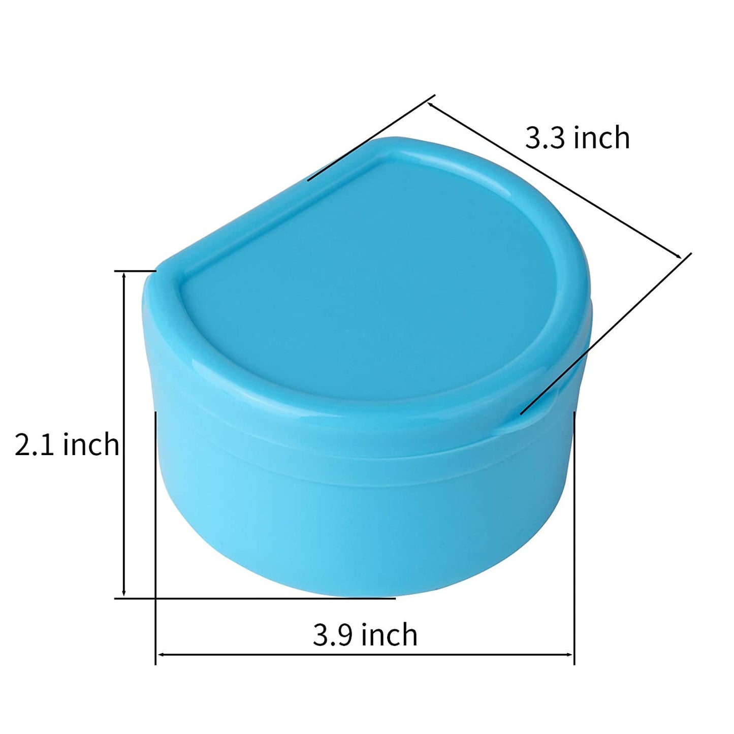 Light blue adult pacifier case 