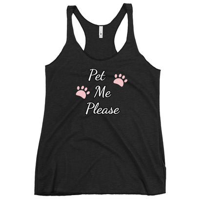 Pet Me Please Women's Racerback Tank | Vixen's Hidden Desires