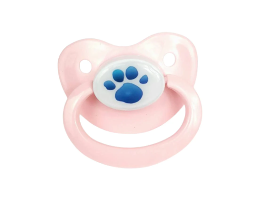 Blue Paw Print Adult Pacifier