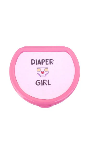 Diaper Girl Adult Pacifier Case