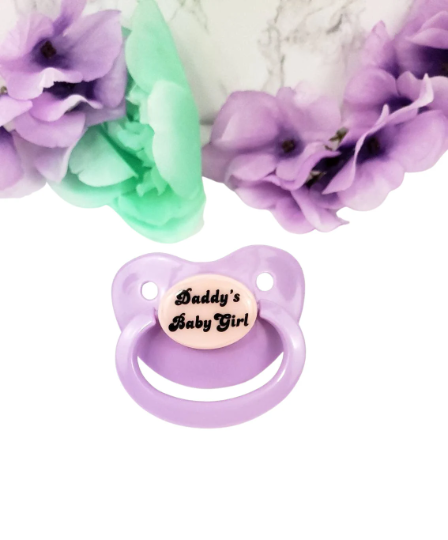 Daddy's Baby Girl Adult Pacifier