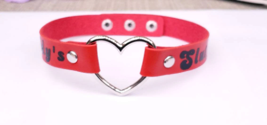Red Daddy's Slut Choker