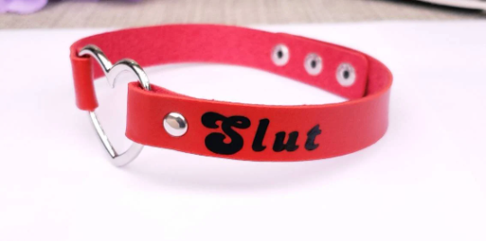 Red Daddy's Slut Choker