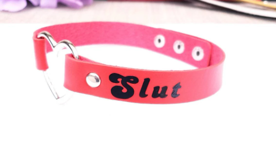 Red Daddy's Slut Choker