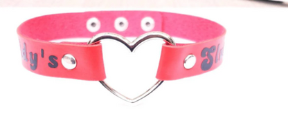 Red Daddy's Slut Choker