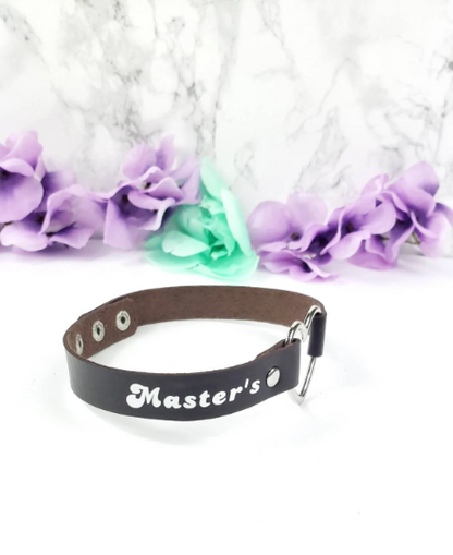 Master's Puppy Choker (Brown)