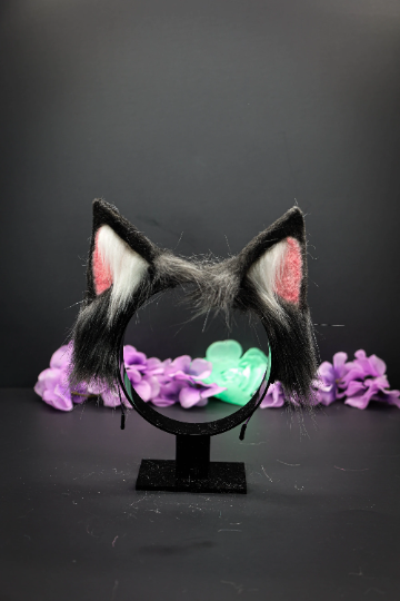 Black Pet Play Paw and Ears Set