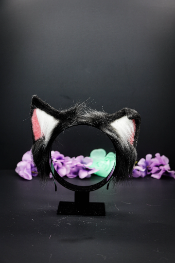 Black Pet Play Paw and Ears Set