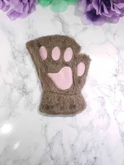 Light Brown Pet Play Paw and Ears Set