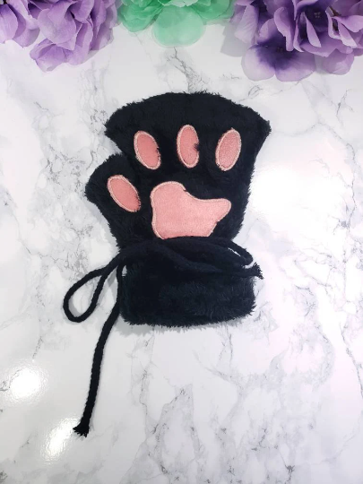 Black Pet Play Paw and Ears Set