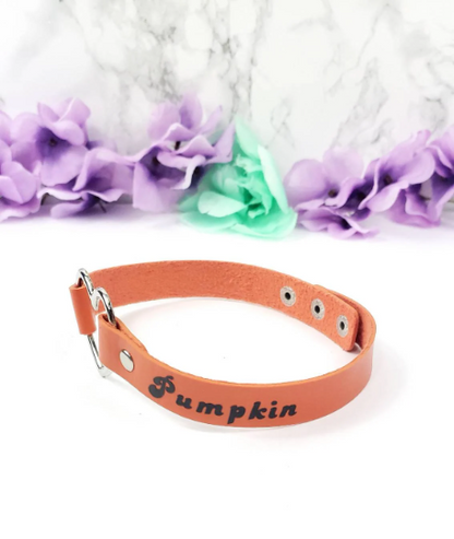 Daddy's Pumpkin Choker (Orange)