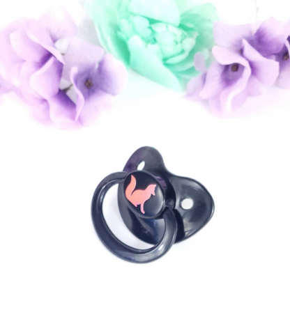 Holographic Fox Adult Pacifier