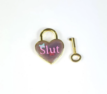 Slut Heart Lock