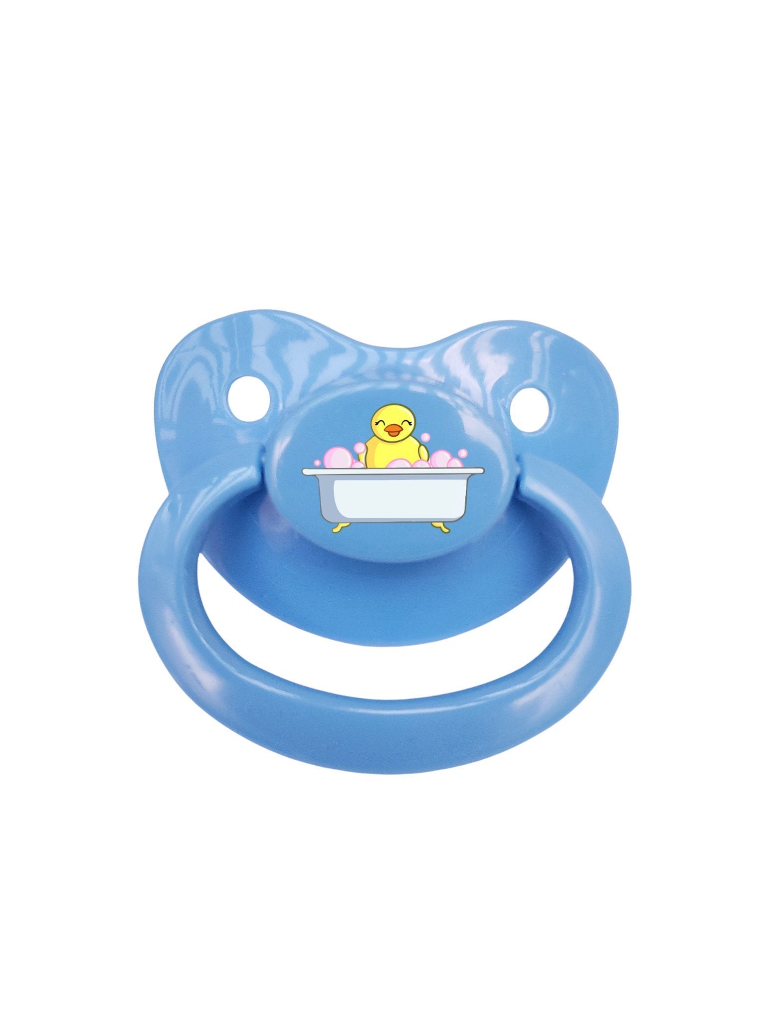 Duke Pacifier Bath Time Duck Adult Pacifier-ABDL Pacifiers-Vixen's Hidden Desires ...