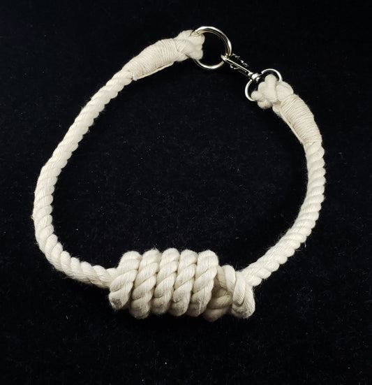 Custom~ Small Rope Bit Gag, 5/16" Cotton Rope BDSM Gag | Vixen's Hidden Desires