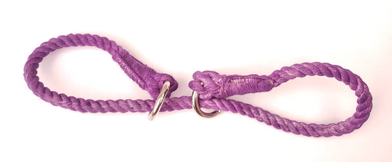 Small Purple Restraint Rope Cuffs, Bondage Cuffs | Vixen's Hidden Desires