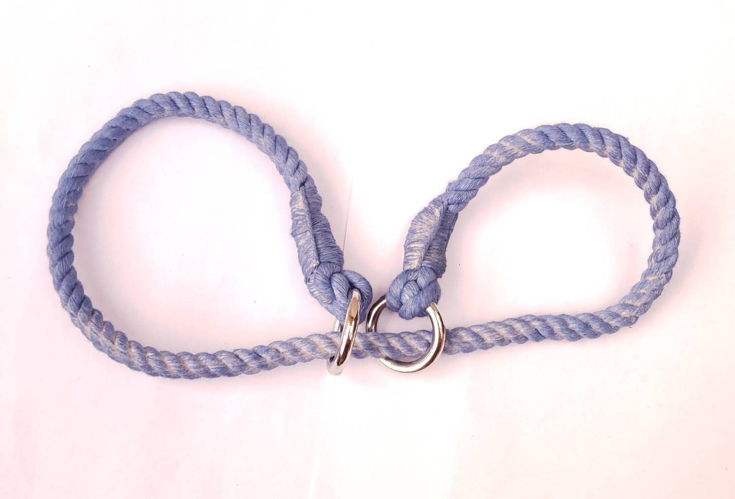 Blue (Large) BDSM Restraint Rope Cuffs, Bondage Cuffs