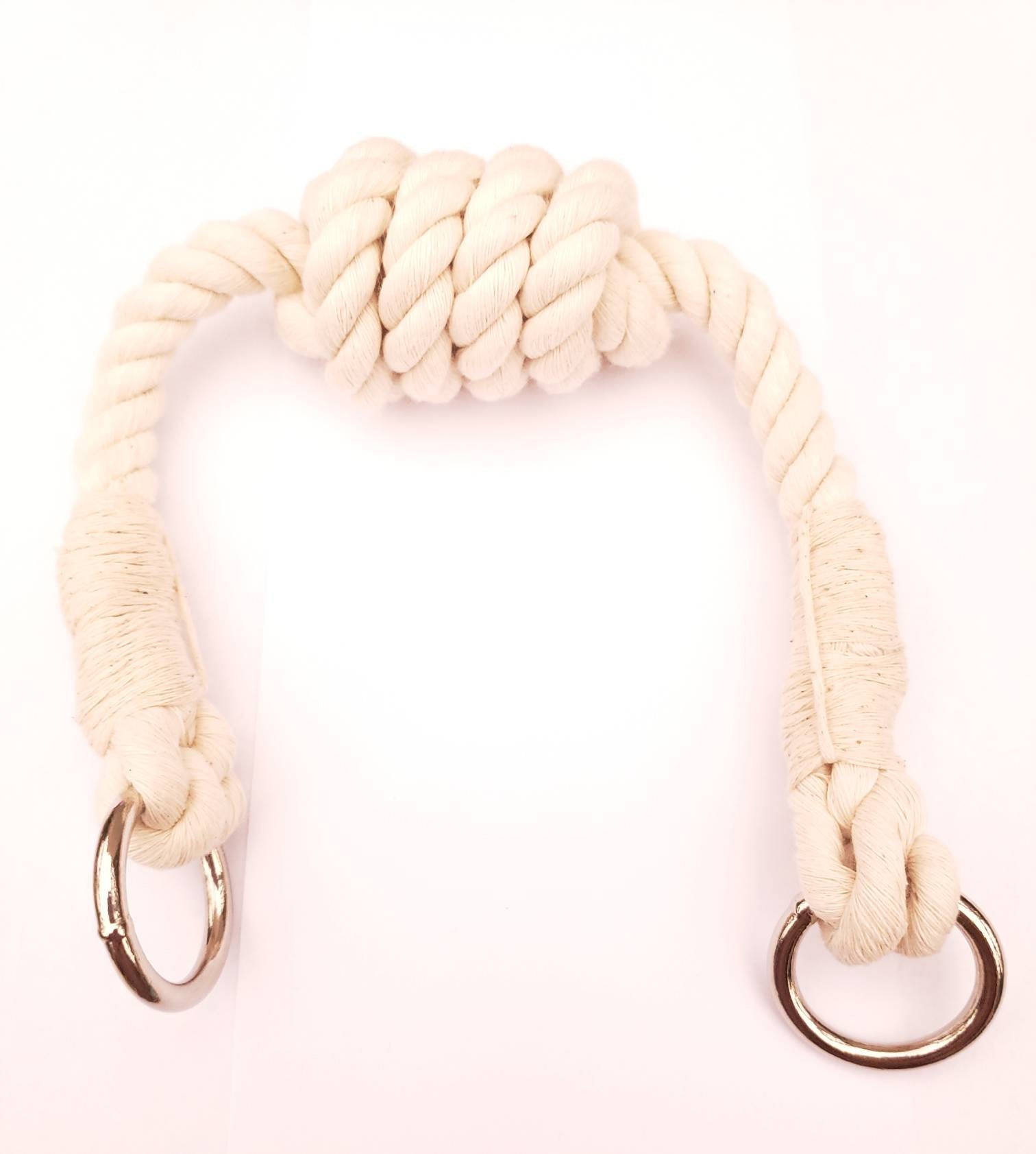 Custom~ Large Rope Bit Gag, 3/8" Cotton Rope BDSM Gag | Vixen's Hidden Desires