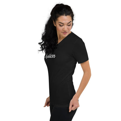 BDSM Kitten Unisex Short Sleeve V-Neck T-Shirt