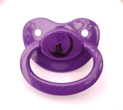 Moon and kittens Adult Pacifier