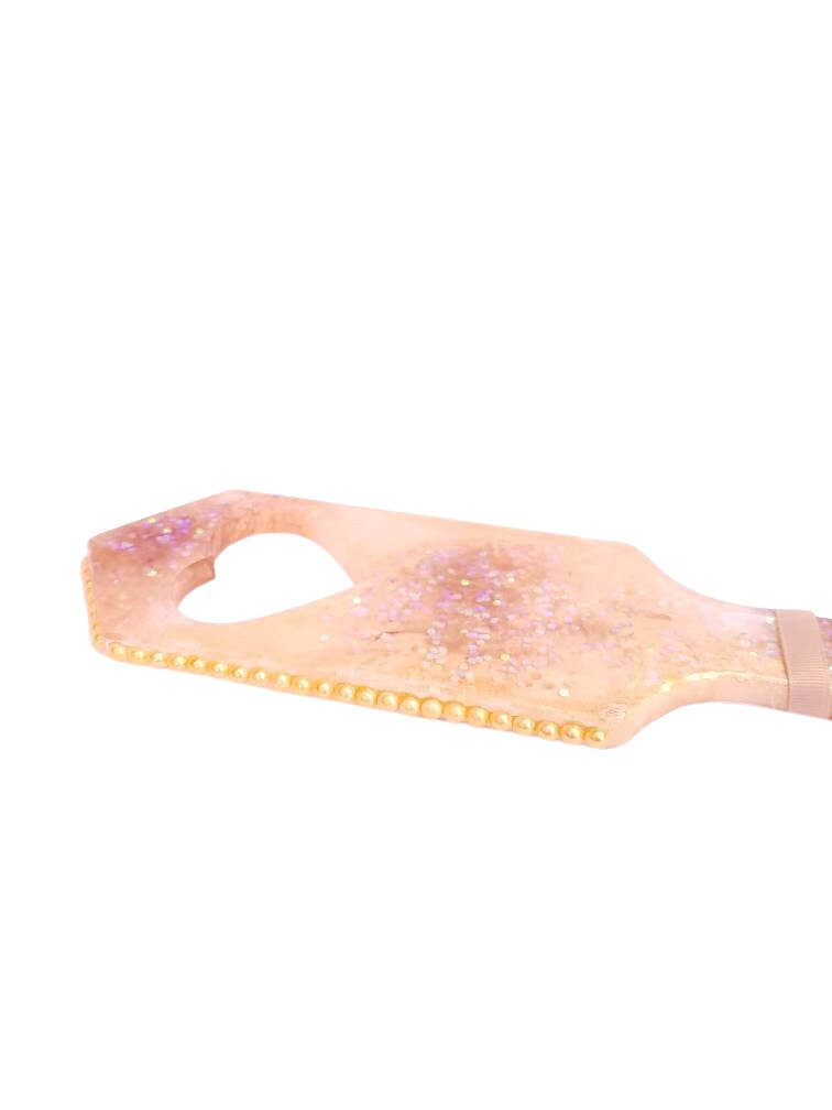 Honey Bee Spanking Paddle - Unique Kawaii BDSM Epoxy Resin Paddle for Spanking & Wall Decor | Adult Dungeon and Playroom Cute Accessories