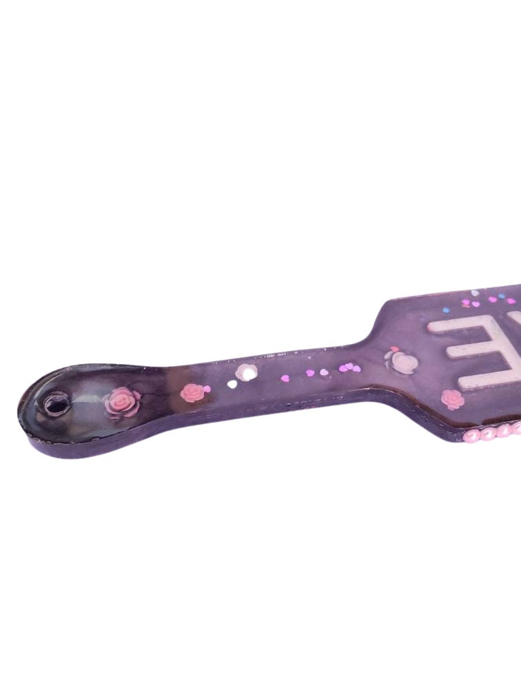 Rose Love Resin Spanking Paddle, BDSM Epoxy Resin Paddle – Vixen's Hidden  Desires™