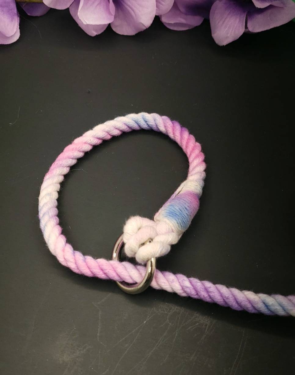 Tie-Dye (Large) BDSM Restraint Rope Cuffs, Bondage Cuffs