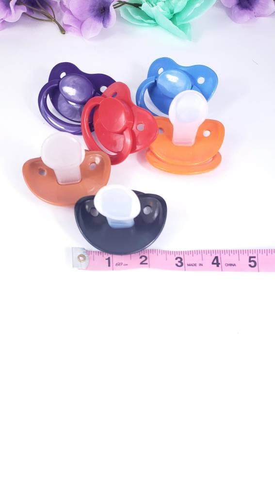 Bulk Plain Adult Pacifier Pack of 10 - Baby Shower Accessories - DIY Little Space DDLG & ABDL Adult Baby Pacifier