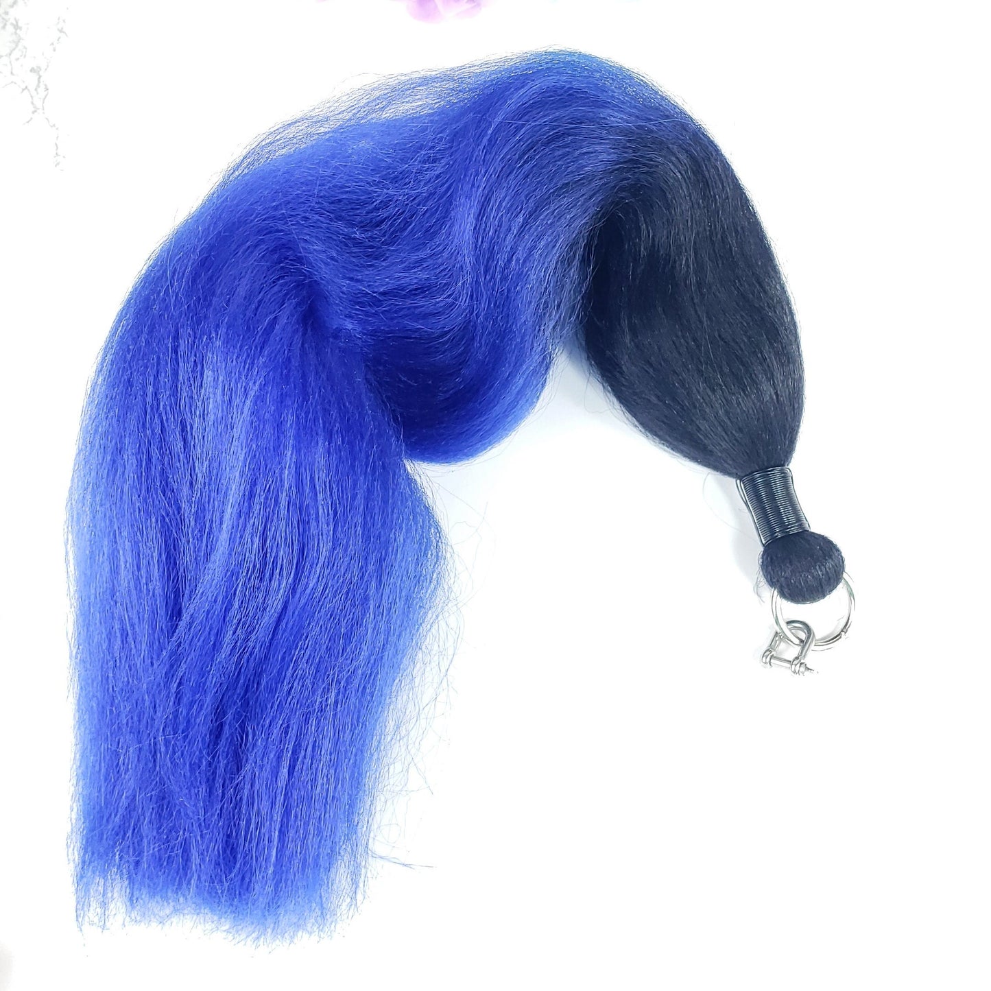 Blue Ombre Pony Play Tail