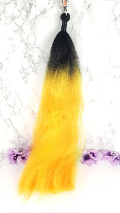 Yellow Ombre Pony Play Tail