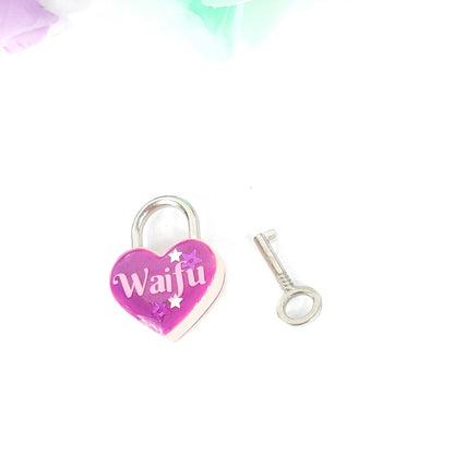 Waifu Heart Pad Lock