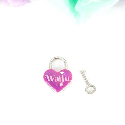 Waifu Heart Pad Lock