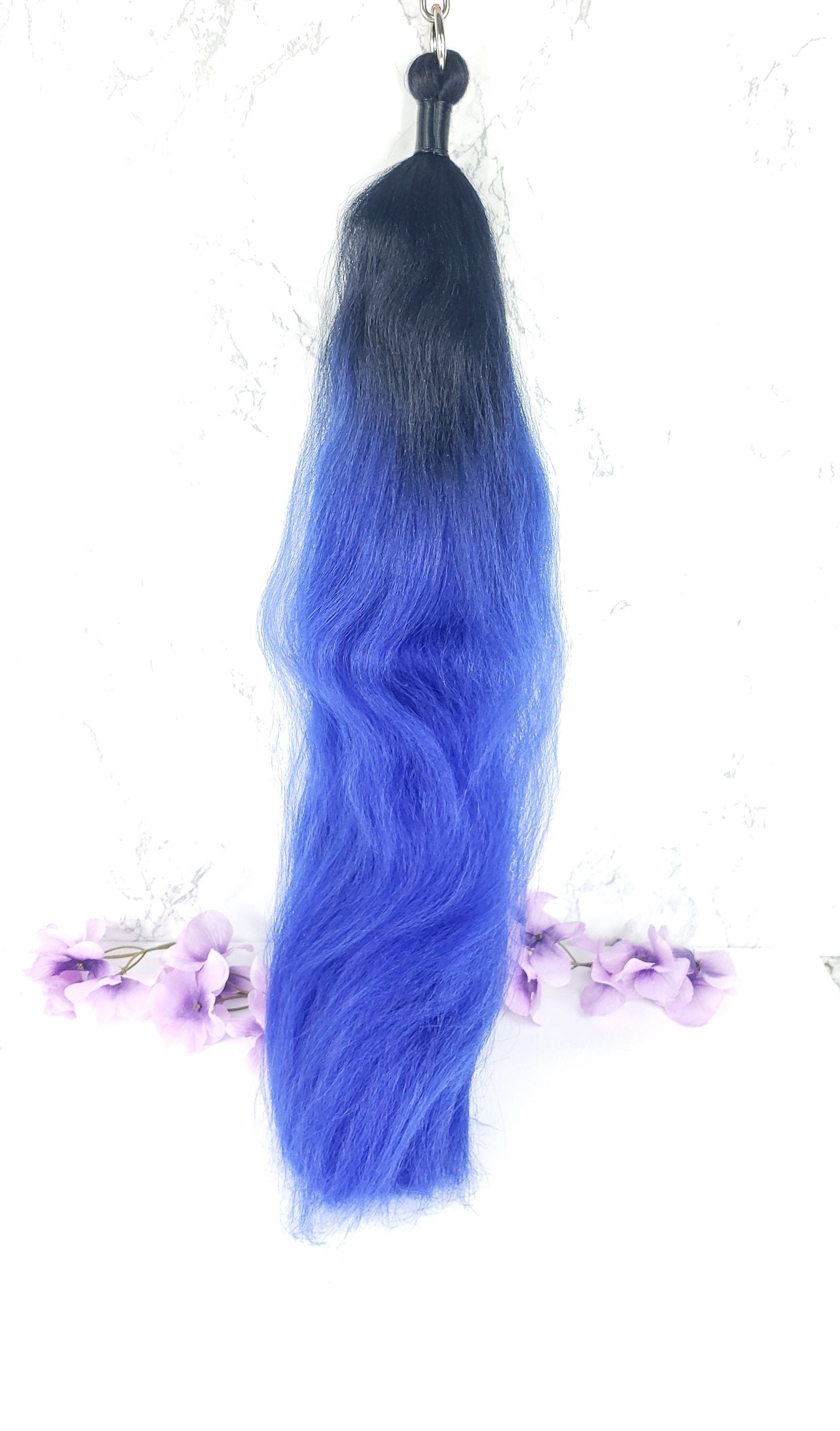 Blue Ombre Pony Play Tail