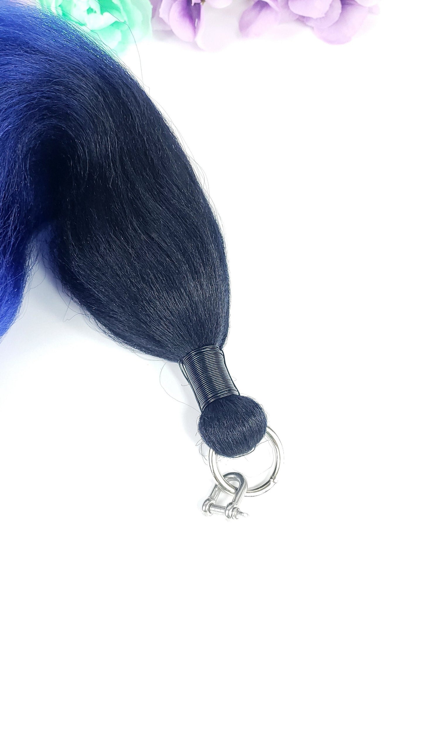 Blue Ombre Pony Play Tail