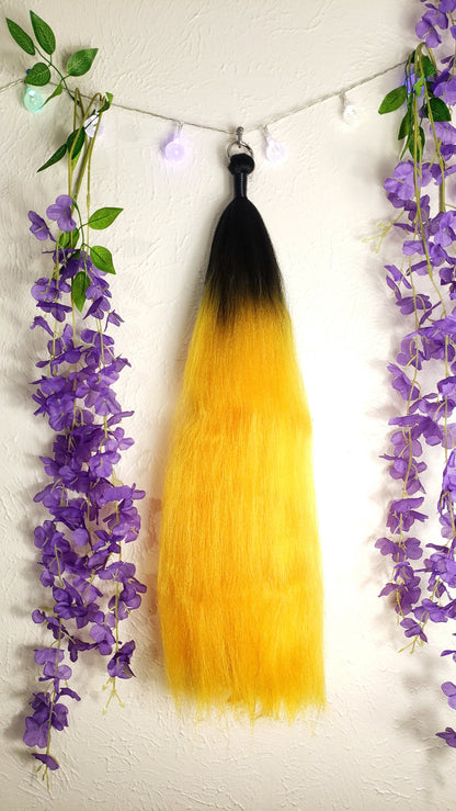 Yellow Ombre Pony Play Tail