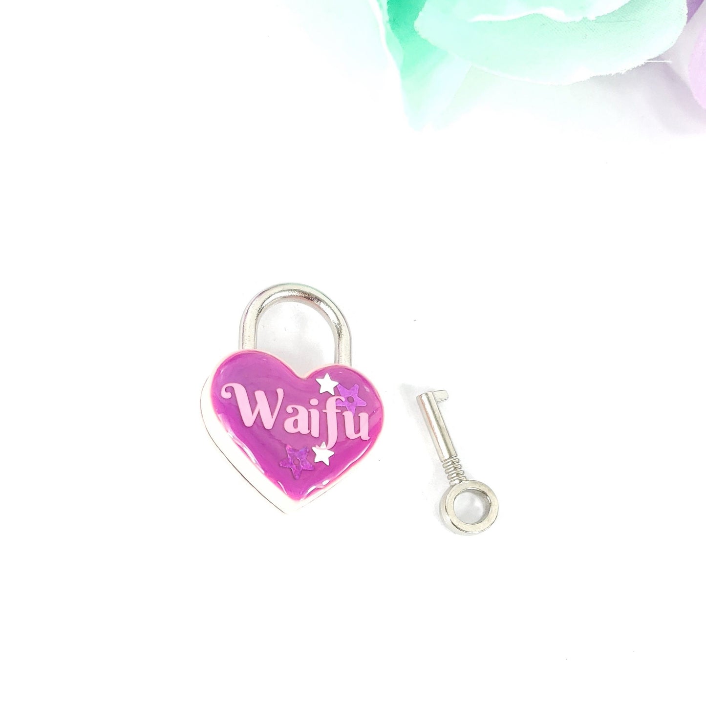 Waifu Heart Pad Lock