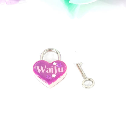 Waifu Heart Pad Lock