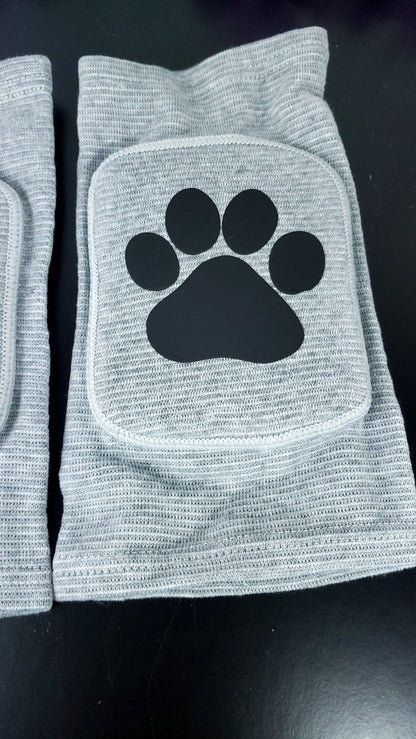 Gray Paw Knee pads