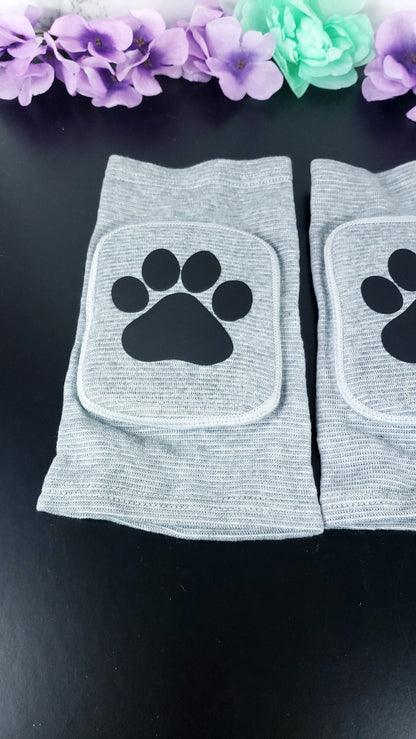 Gray Paw Knee pads