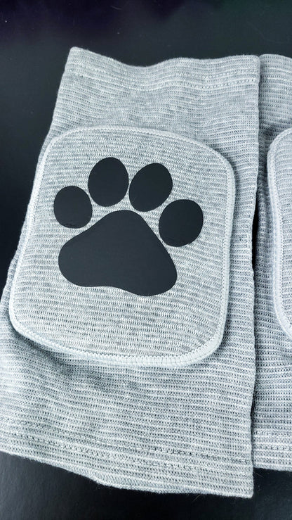 Gray Paw Knee pads