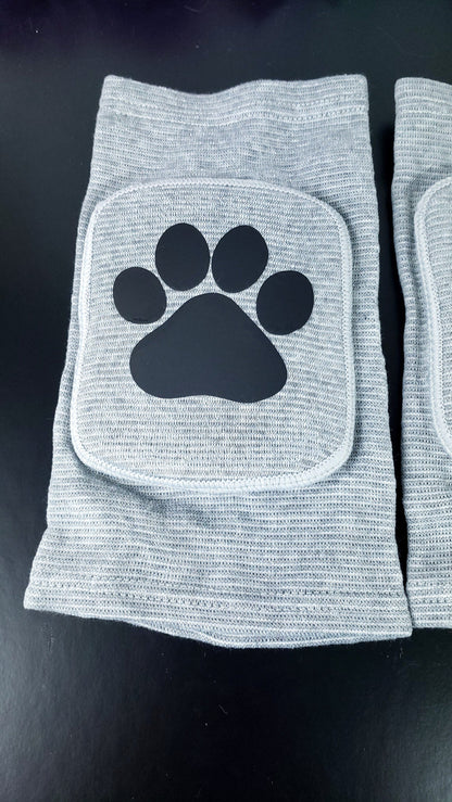 Gray Paw Knee pads