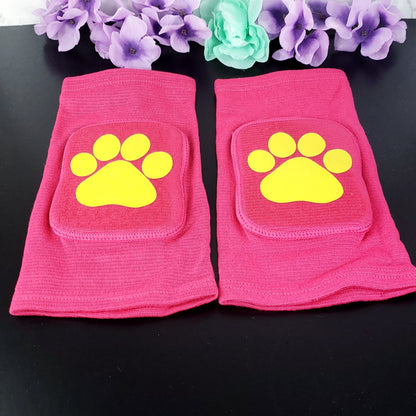 Hot Pink Paw Knee pads